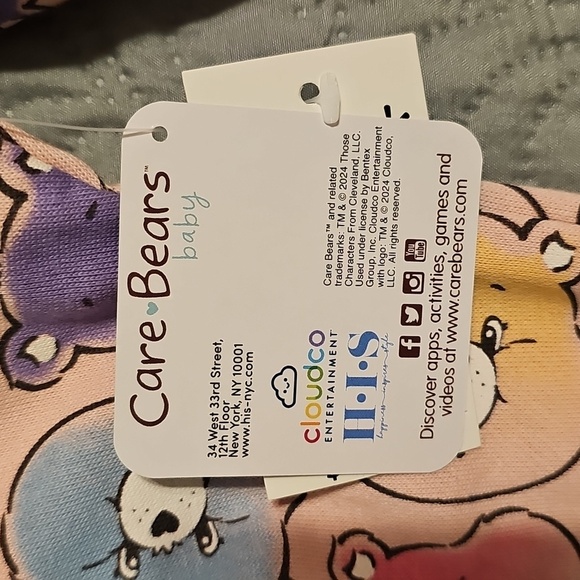 Care Bears 3 Piece Set With Care Bears Girls Size 18 Months - Picture 2 of 8